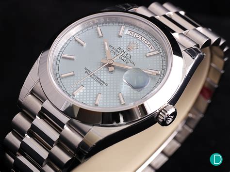 rolex day date platinum msrp|rolex day date 40 platinum.